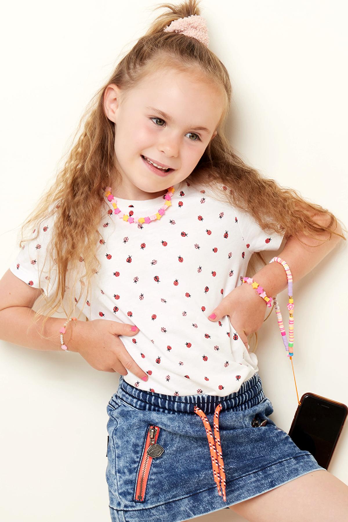 Armband Kids Collectie Ster Oranje Roze Yehwang©