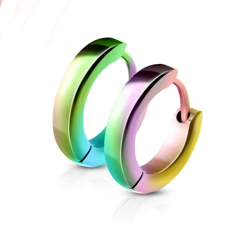 Oorbellen Ringen Creolen Grof Kliksluiting Multi Color