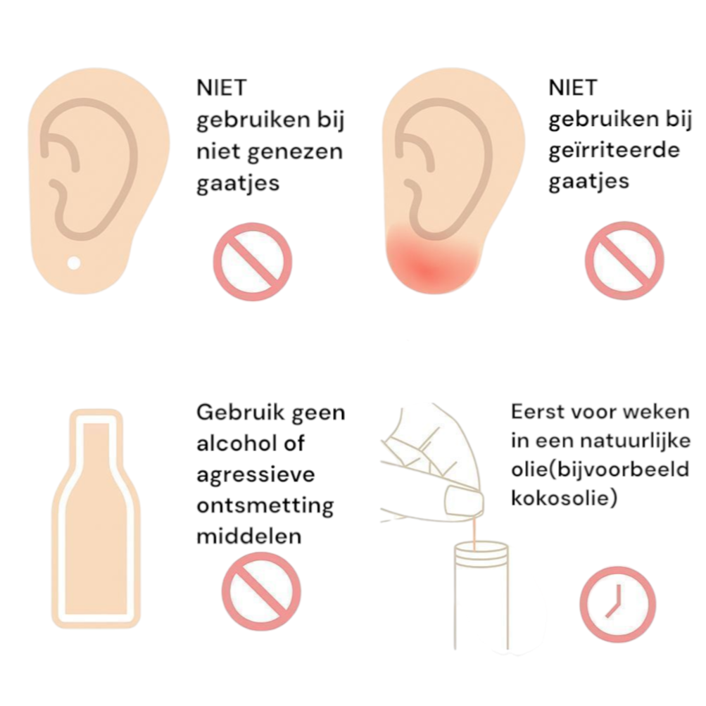 Flos- schoonmaakdraadjes/Reinigingslijn voor schoonmaken Piercings & Oorgaatjes