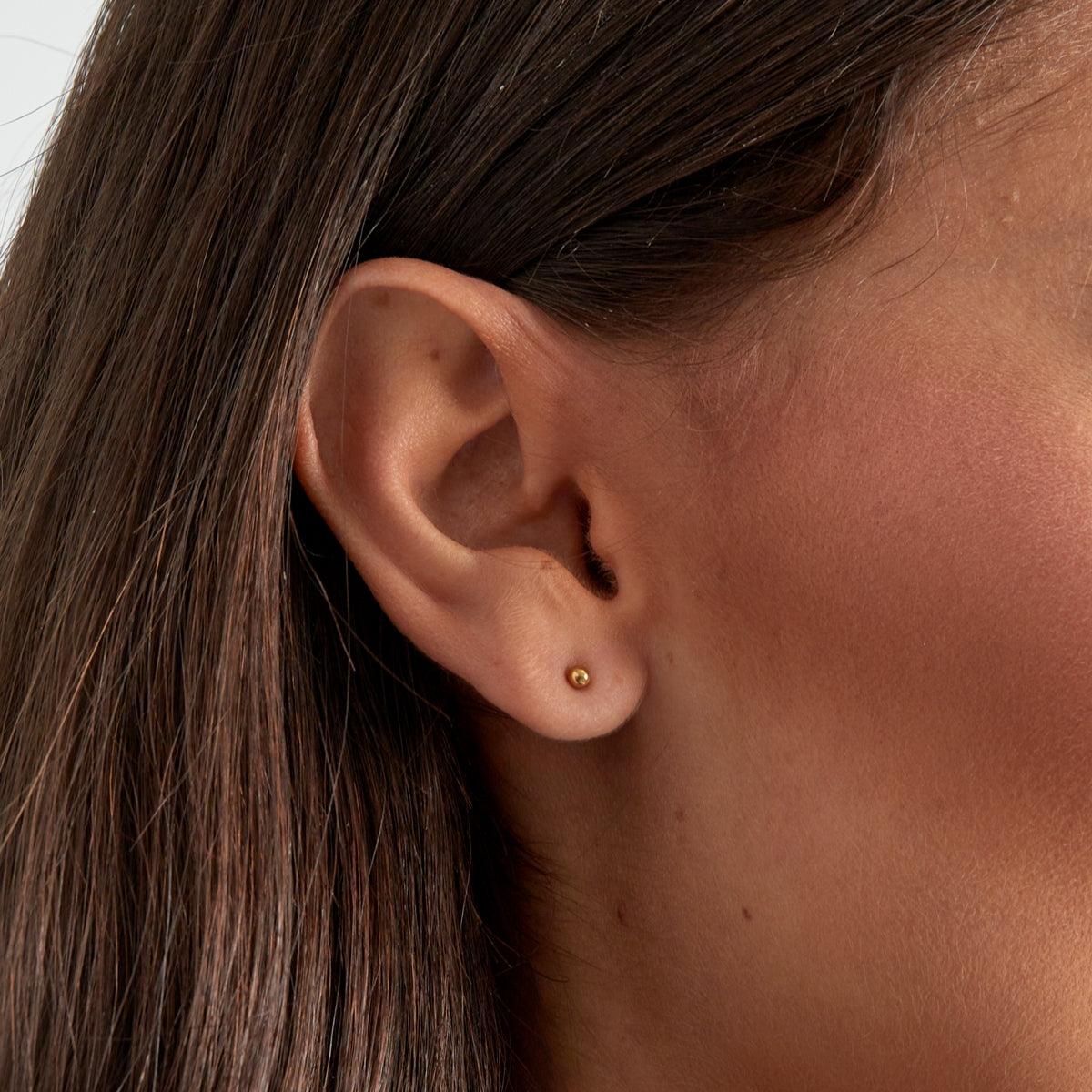 Oorbellen Mid Dot Goudkleurig - Roestvrij Staal BINNENKORT VERKRIJGBAAR