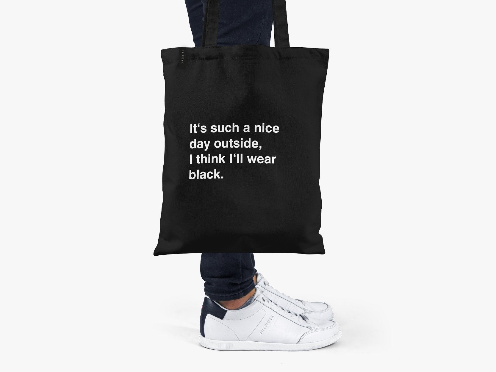 Tote Bag Wear Black TYPEALIVE®