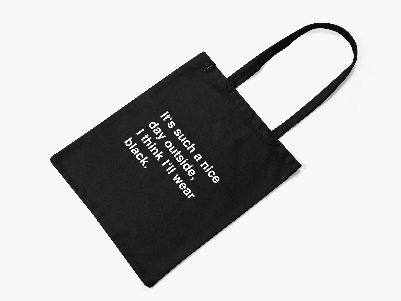 Tote Bag Wear Black TYPEALIVE®