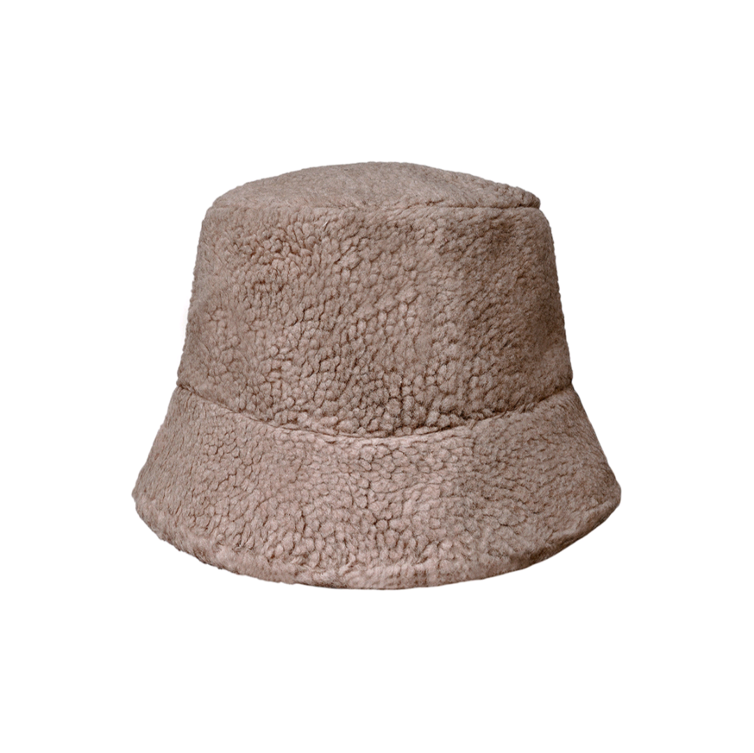 Bucket Hat Teddy Beige