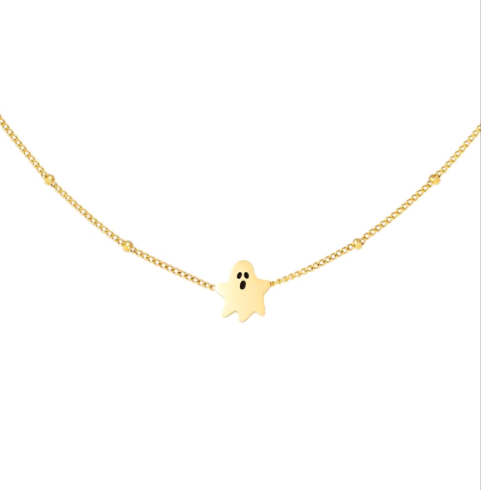 Ketting Spookje Goudkleurig