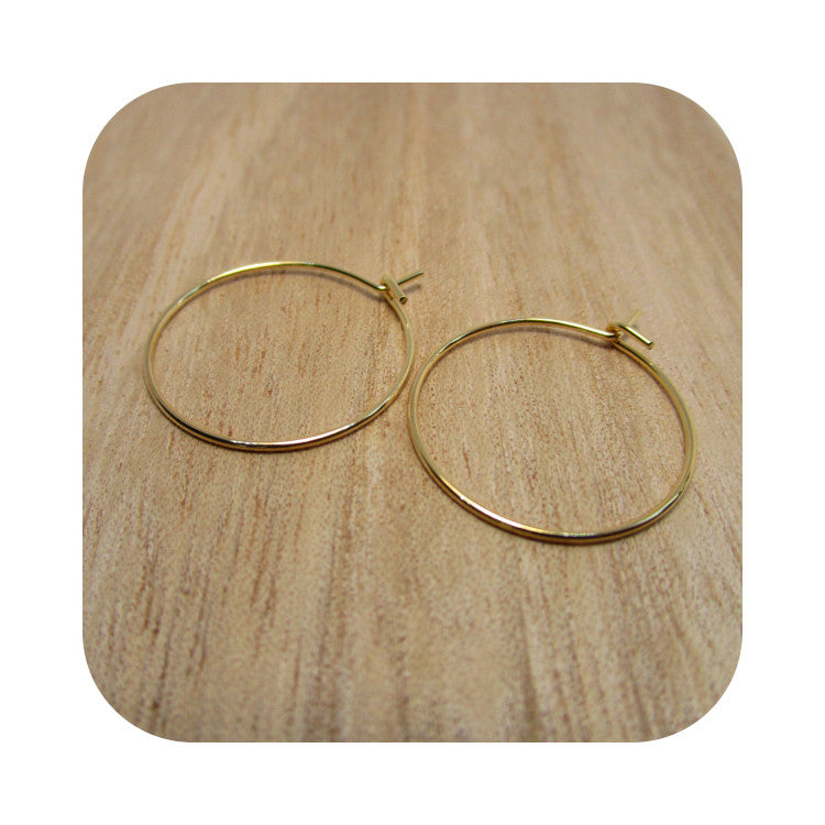 Tiny Hoops Goudkleurig