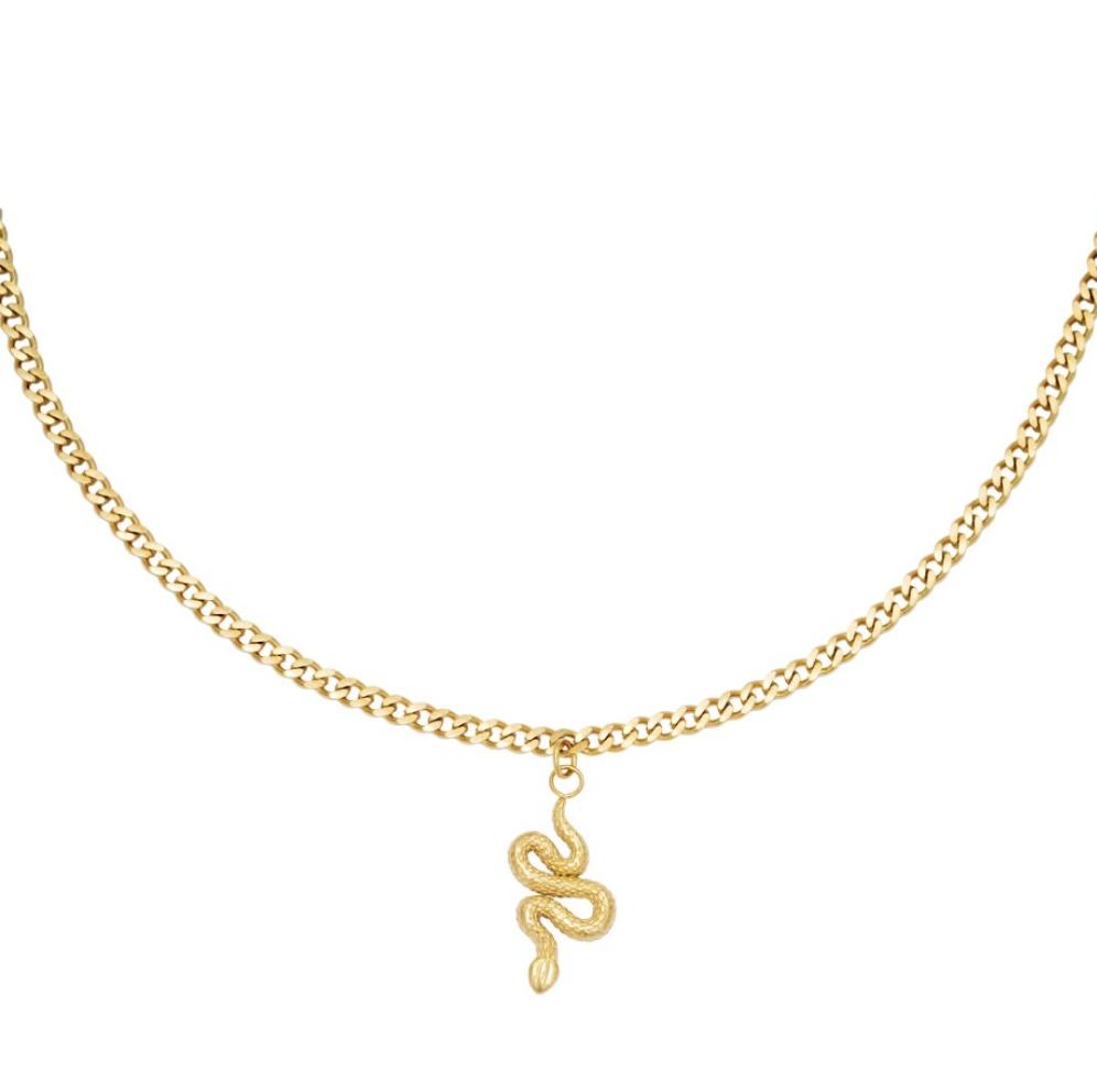 Ketting Shiny Serpent Goudkleurig