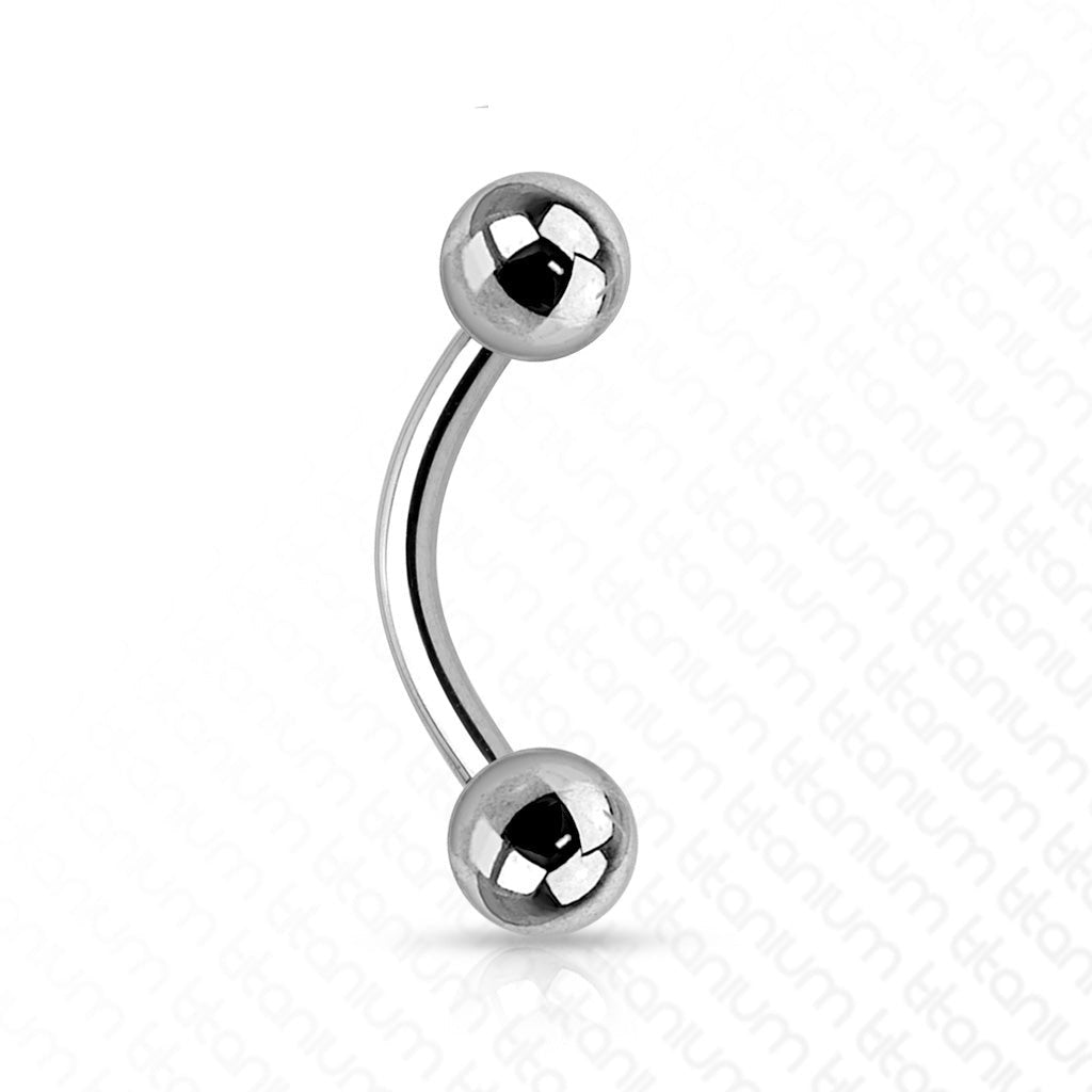 Curved Barbell Titanium