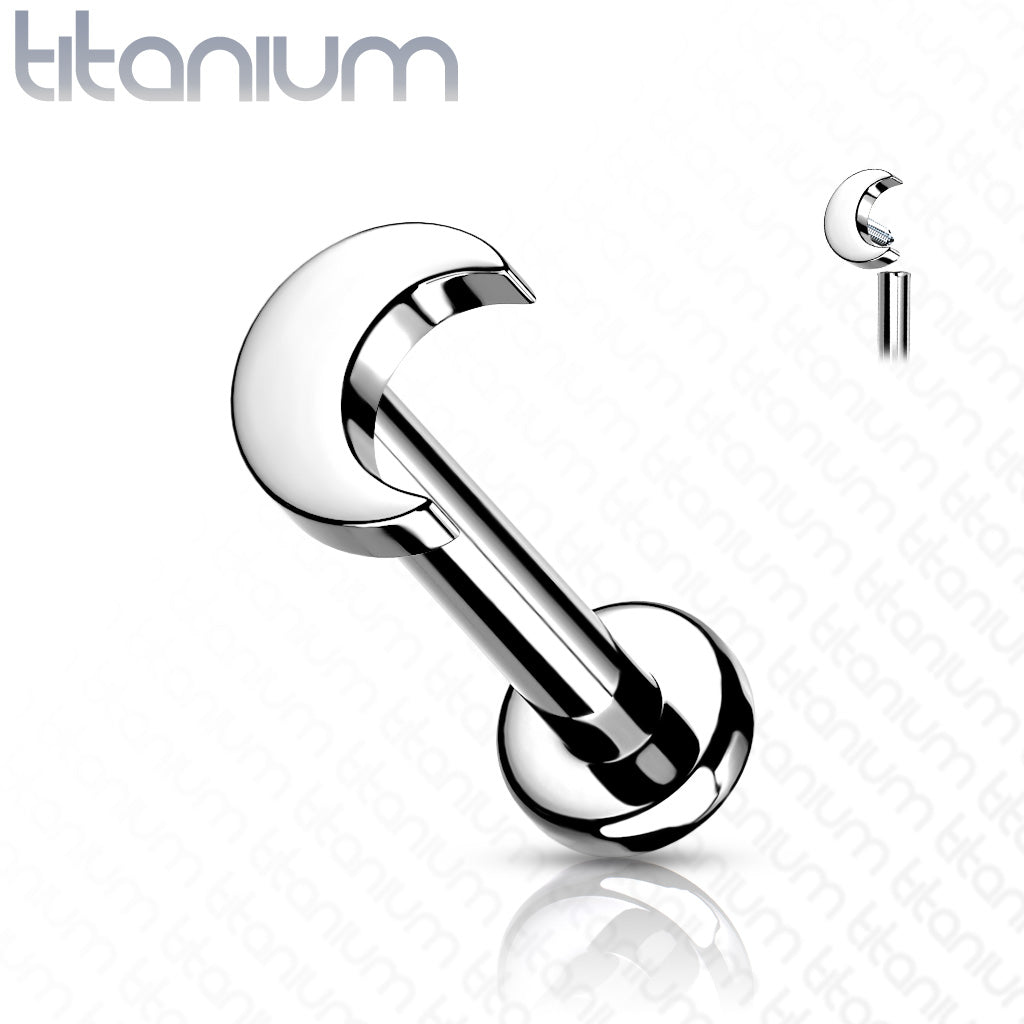 Labret Titanium Maan